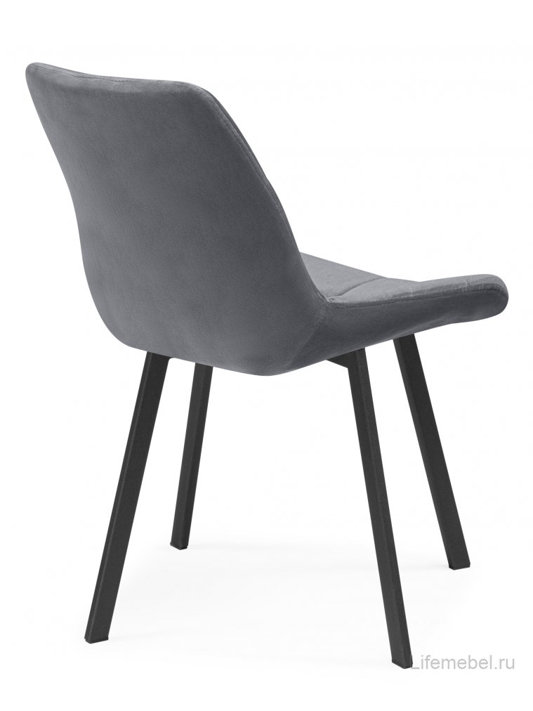 Комплект стульев крутящихся Форт 4 шт темно-серый / черный