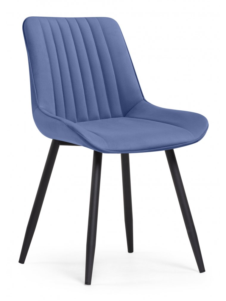 Комплект стульев Вейв 4 шт синий / черный