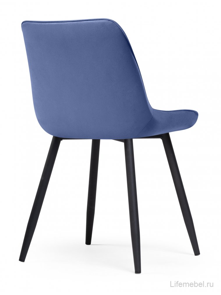 Комплект стульев Вейв 4 шт синий / черный