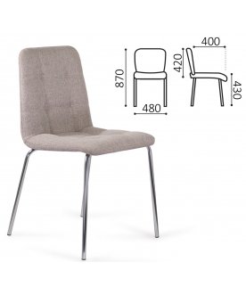 Комплект стульев на металлокаркасе Twins