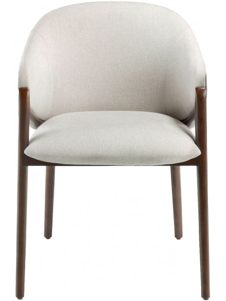 Кресло ACH20071/4090 бежевое / орех