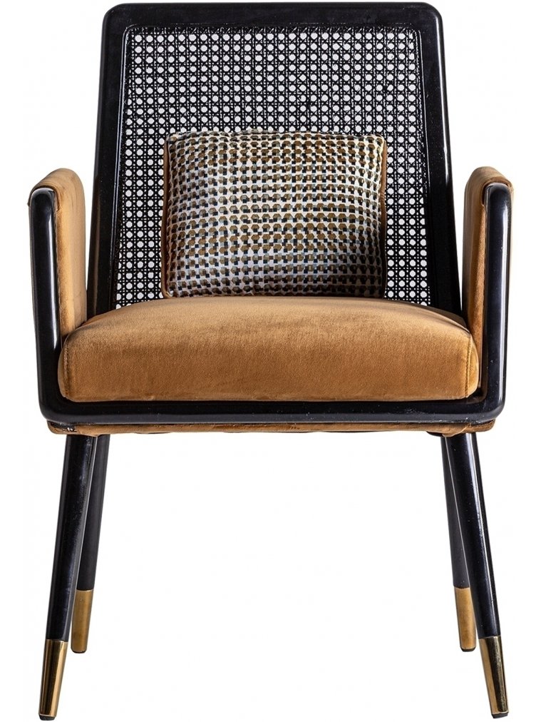 Кресло Brillion горчичное