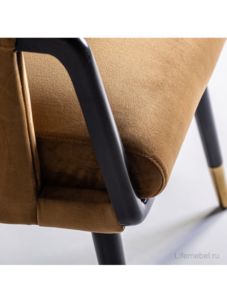 Кресло Brillion горчичное