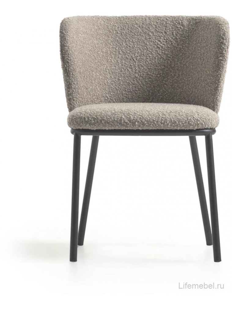 Кресло Ciselia светло-серое