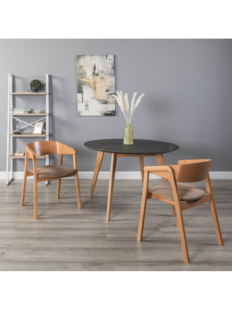 Кресло Dalia beige / натуральное