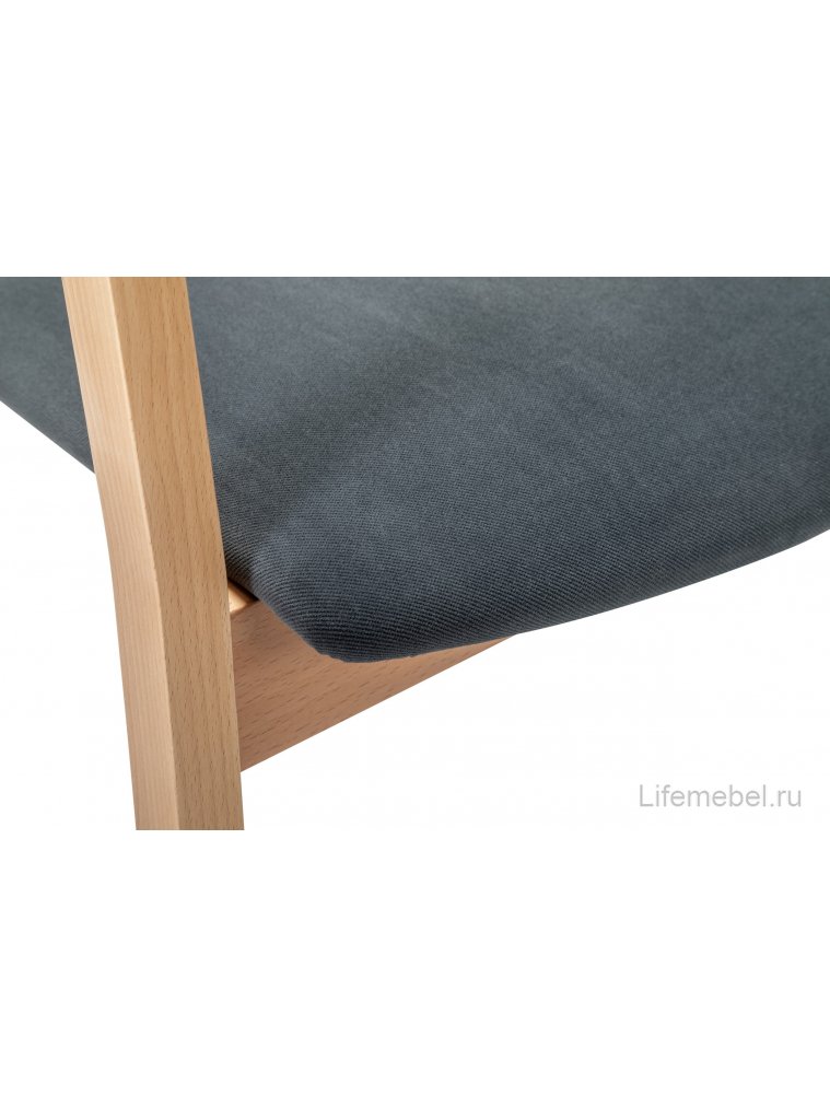 Кресло для кухни Dalia grey / натуральный