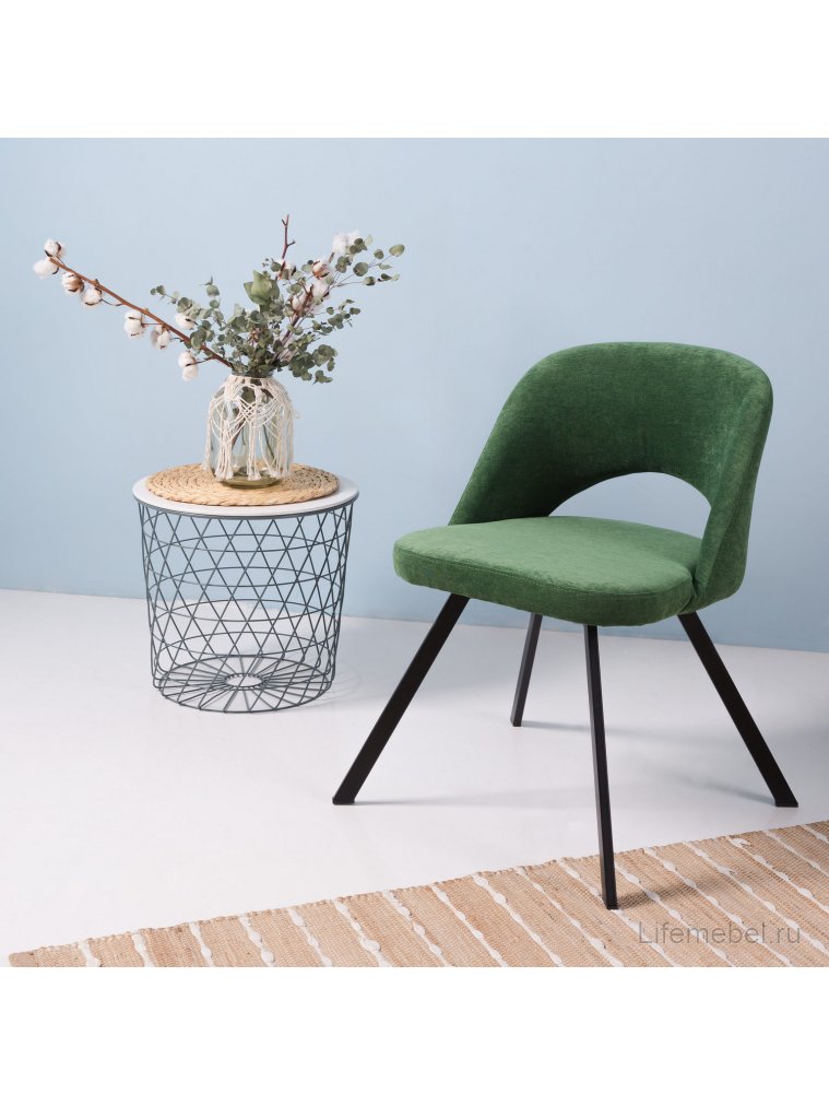 Кресло для кухни Lars зеленый / арки
