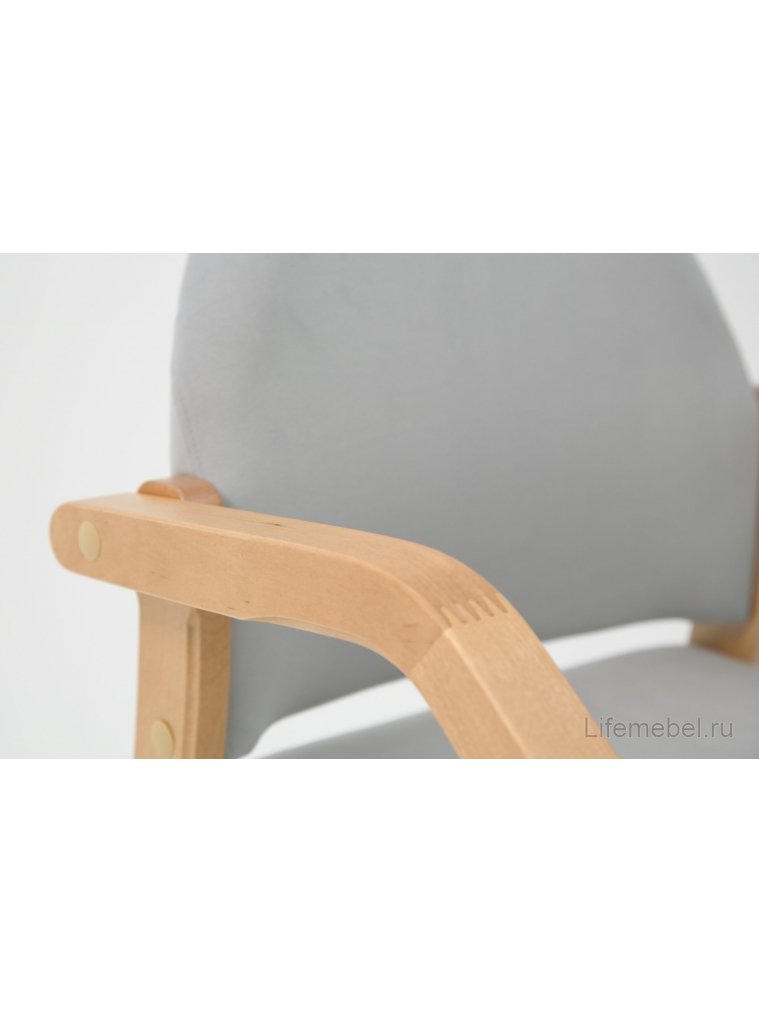 Кресло Джуно 2.0 натуральный / серый