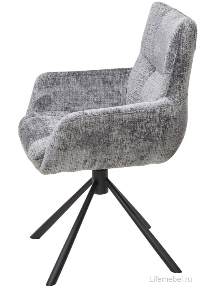 Кресло Eilat серое / черное