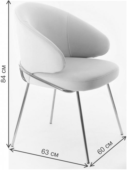 Кресло Cosmos изумрудное / хром