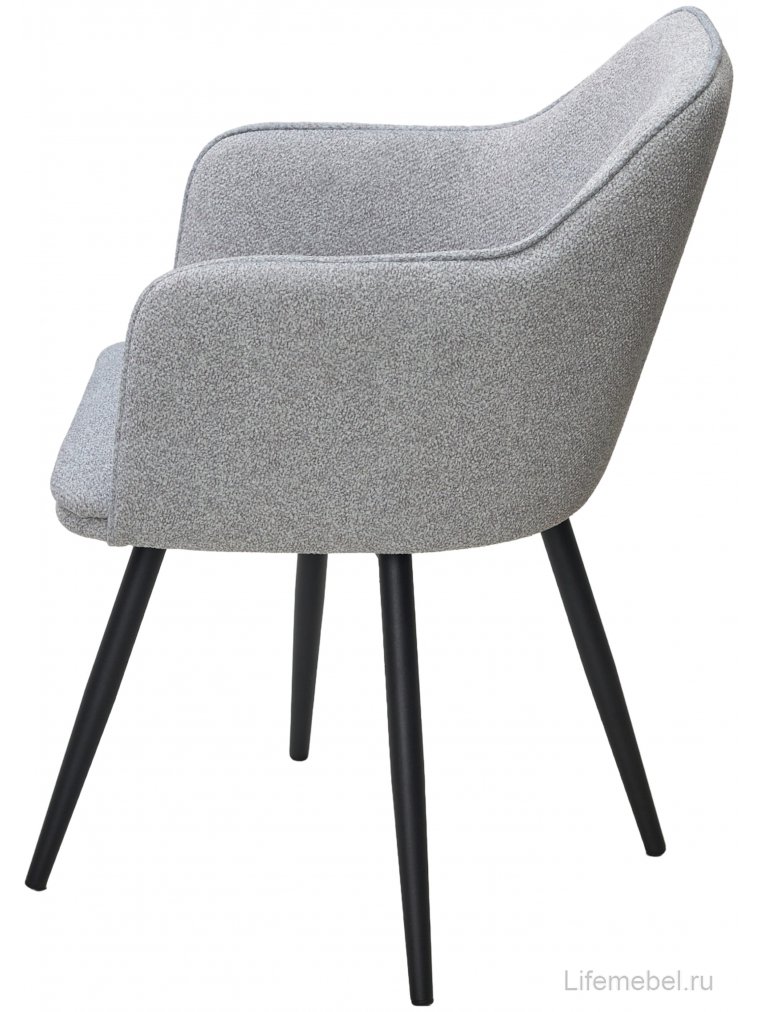 Кресло Fort 360 поворотное ns10 серое букле / черный