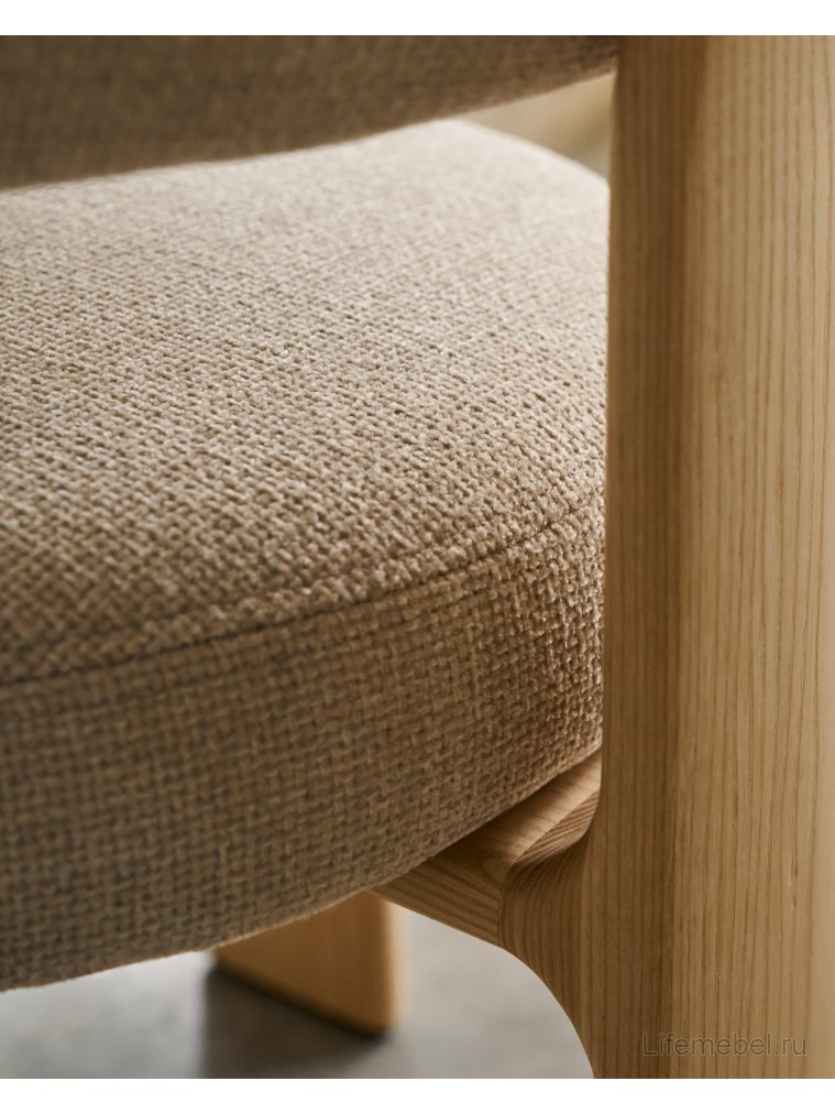 Кресло Granite бежевое / натуральное