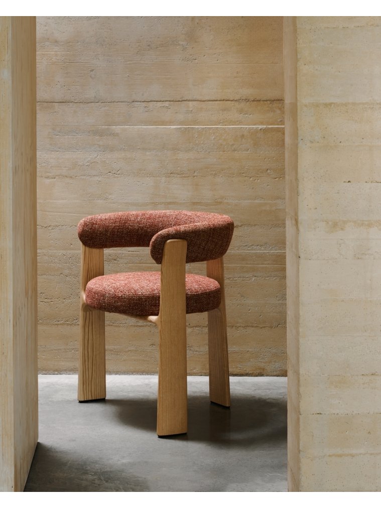 Кресло Granite терракотовое / ясень