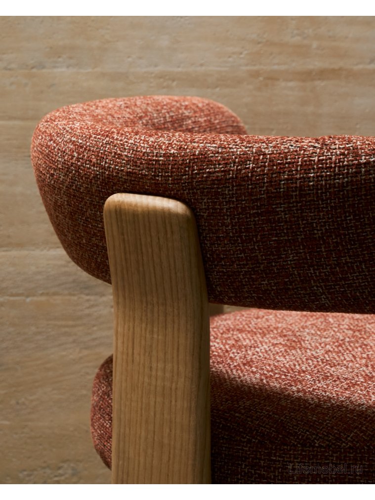 Кресло Granite терракотовое / ясень