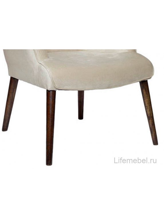 Кресло HD2203282KD-BT велюровое бежевое 