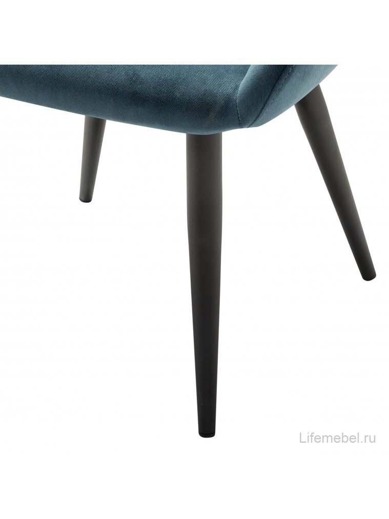 Кресло Kent Diag blue / черное