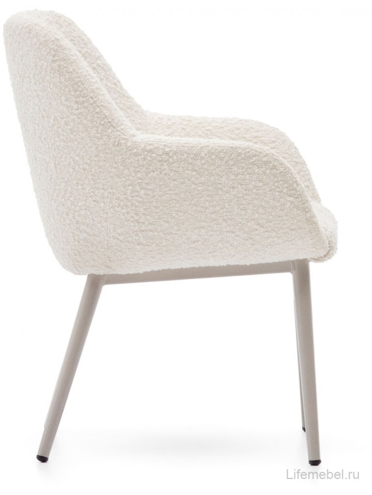 Кресло Konna белое / серое