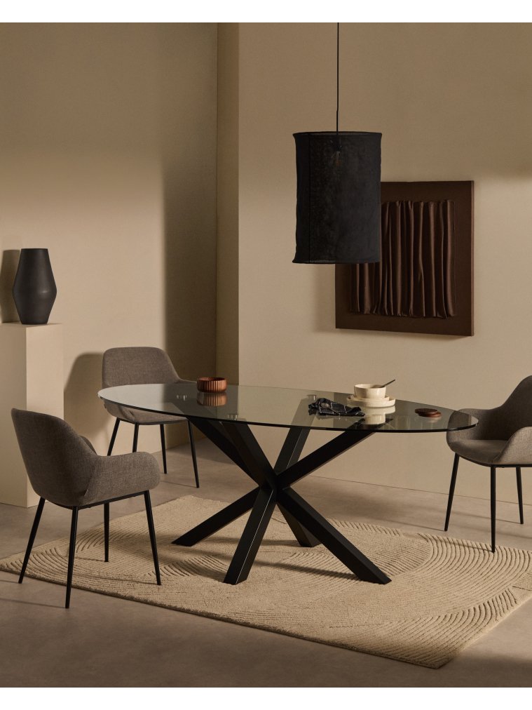 Кресло Konna серое