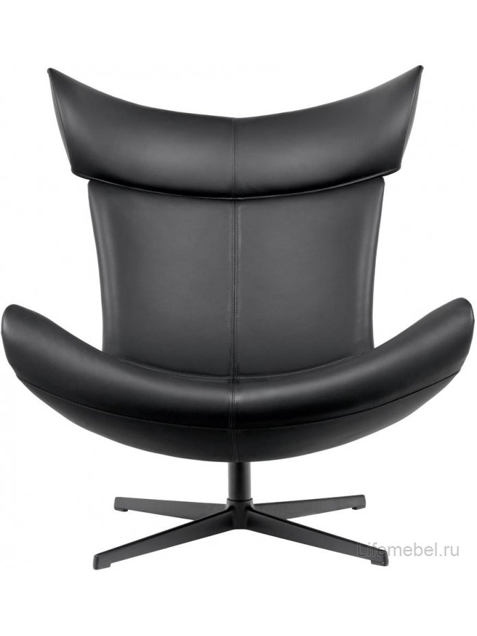 Кресло Imola натуральная кожа черный