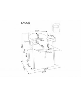 Кресло Lagos D