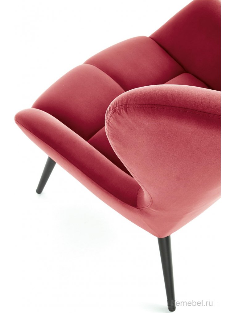 Кресло Tyrion бордовый / черный