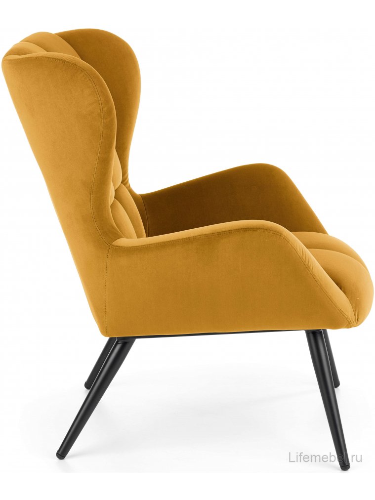 Кресло Tyrion горчичный / черный