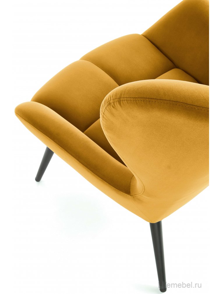 Кресло Tyrion горчичный / черный