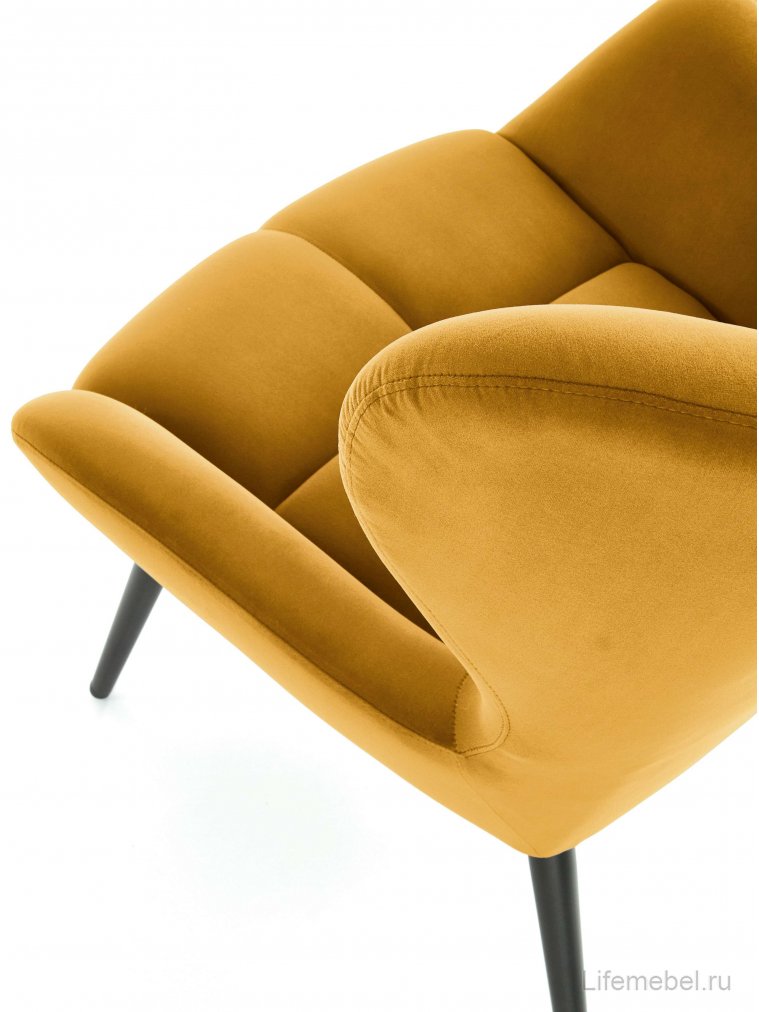 Кресло Tyrion горчичный / черный