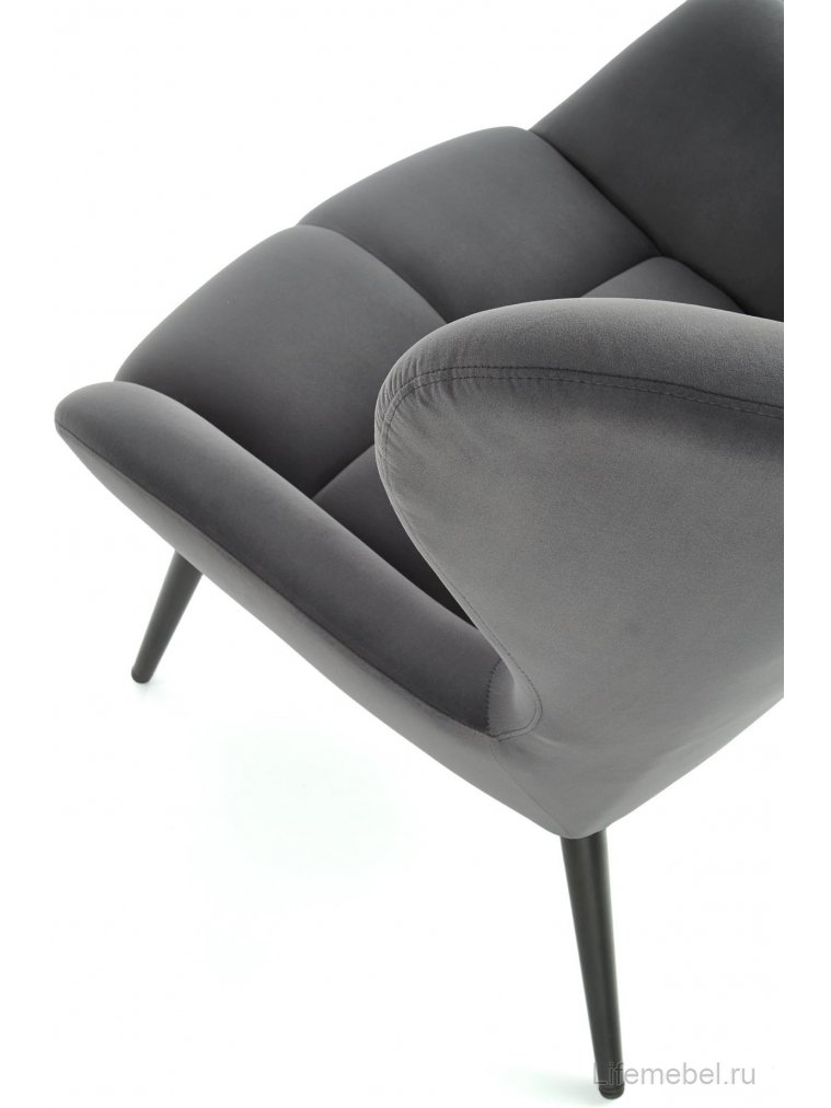 Кресло Tyrion серый / черный