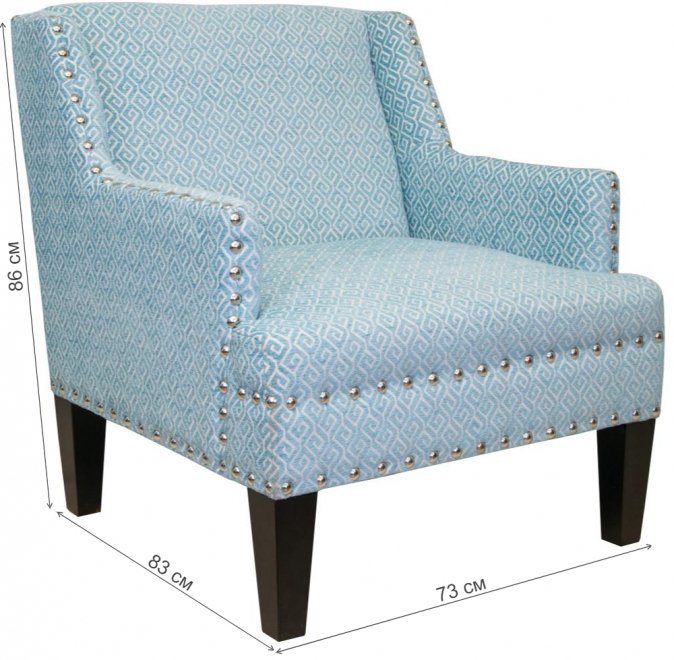 Кресло Mart KS-32-1-B blue