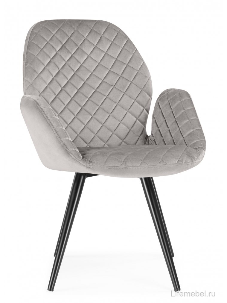 Кресло Муат поворотное confetti silver / черный