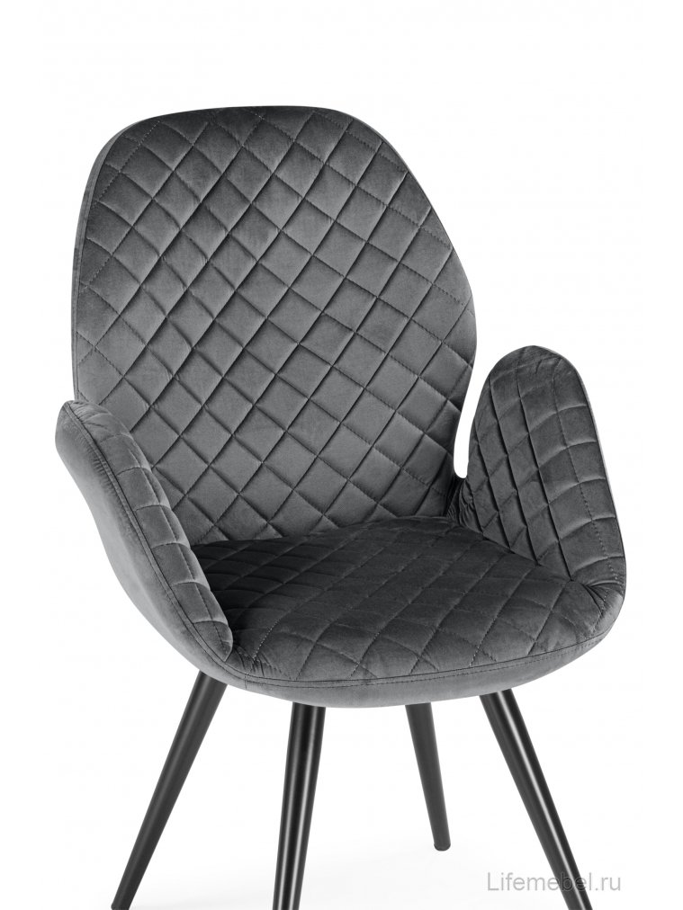 Кресло Муат поворотное графитовый / черный