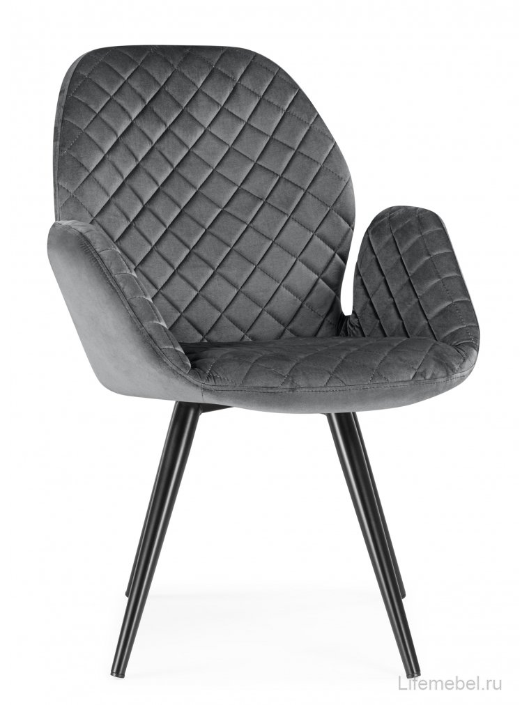 Кресло Муат поворотное графитовый / черный