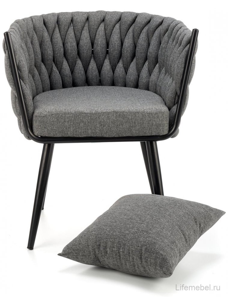 Кресло Avatar серый / черный