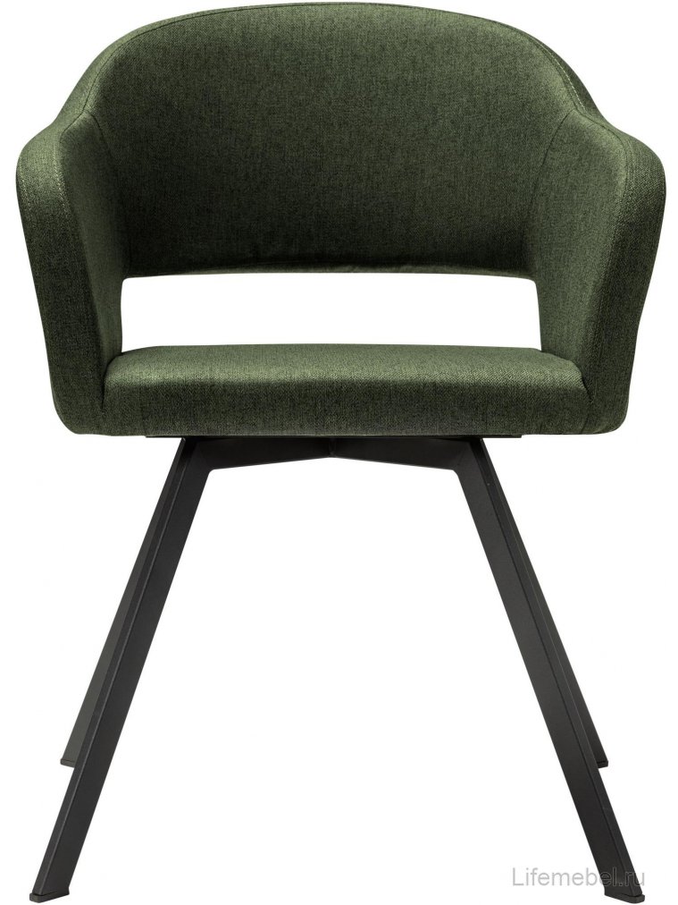 Кресло Oscar тёмно-зеленое / арки