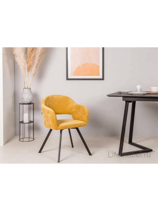 Кресло Oscar желтое / арки
