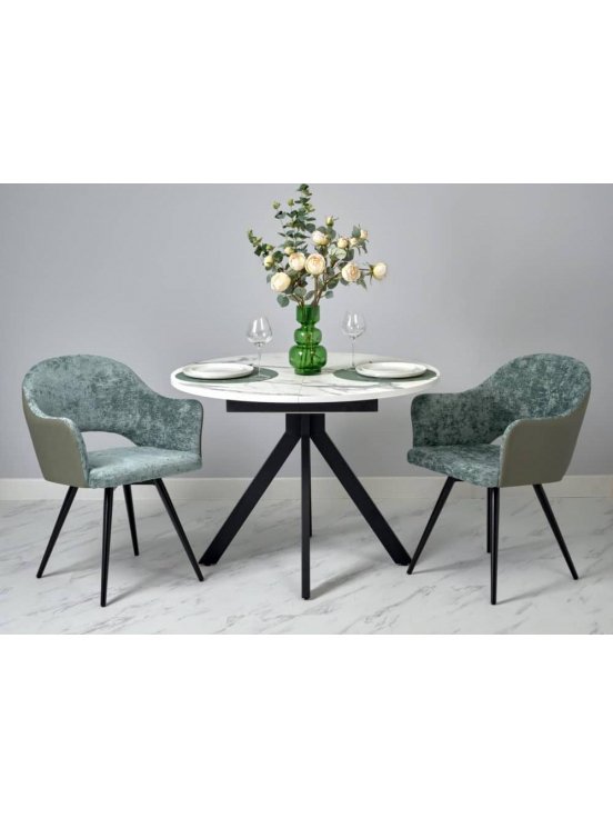 Кресло поворотное Bruno зелёное