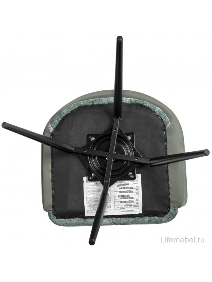 Кресло поворотное Bruno зелёное