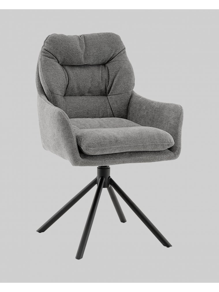 Кресло Ларио букле / серый