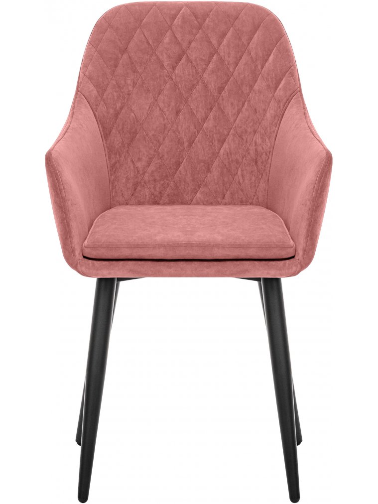 Кресло Слим персиковый / черный