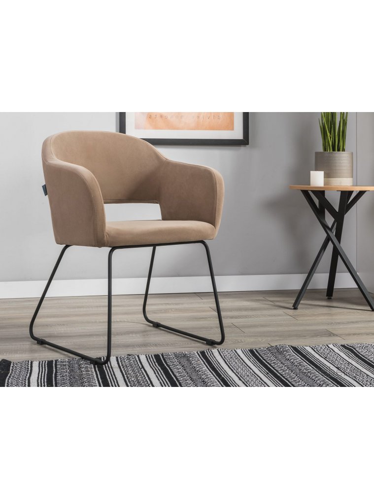 Кресло Oscar Diag beige / линк