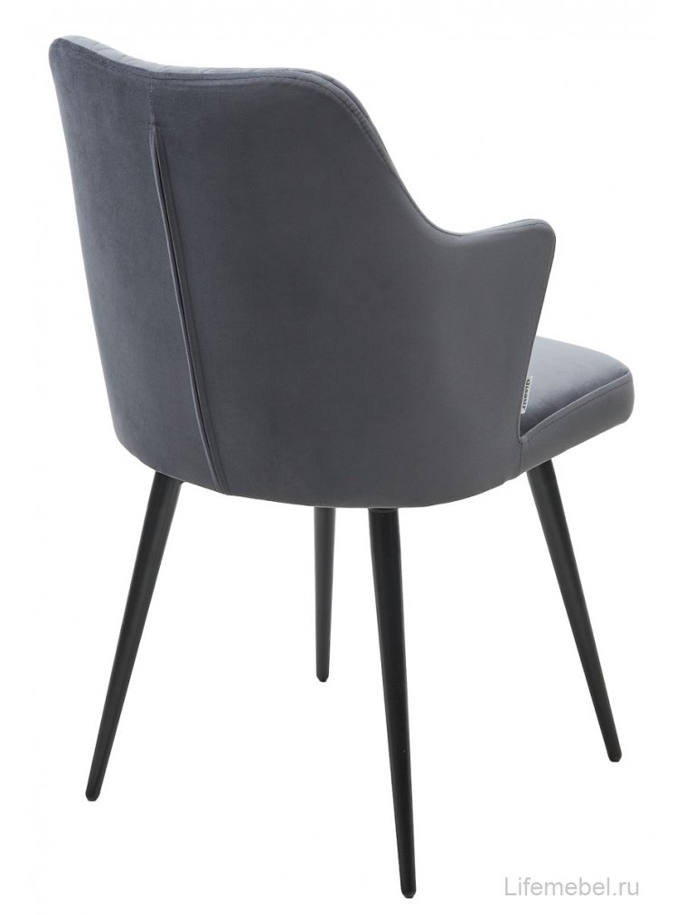 Кресло поворотное Herman темно-серое / черное