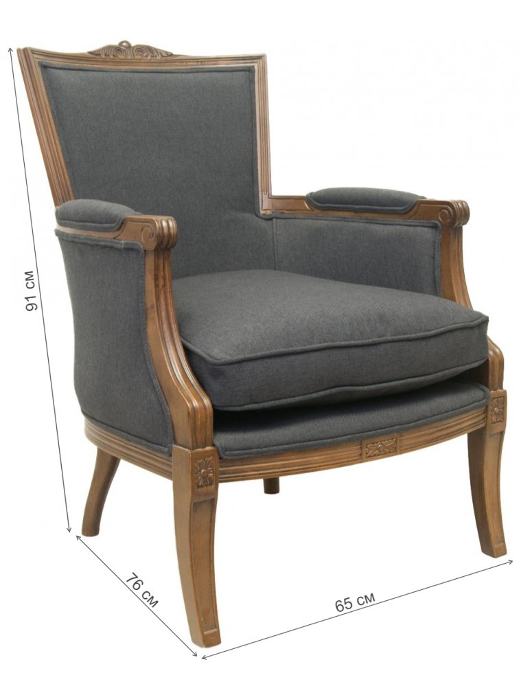 Кресло Tous CH-304-G dark grey