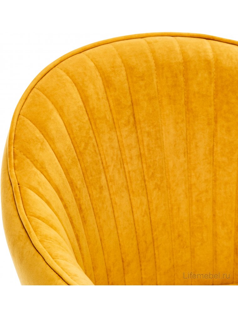 Кресло Вайд горчица / черный