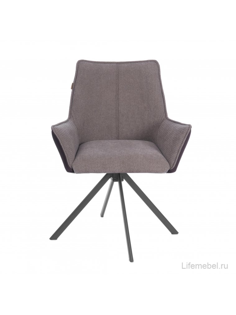 Стул на металлокаркасе Murano бежевый / коричневый