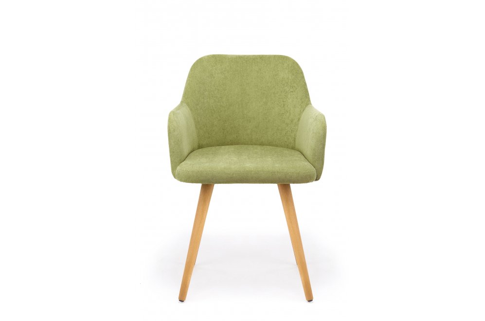 Деревянный стул Инфини зеленый (ocean 013) / светлое дерево