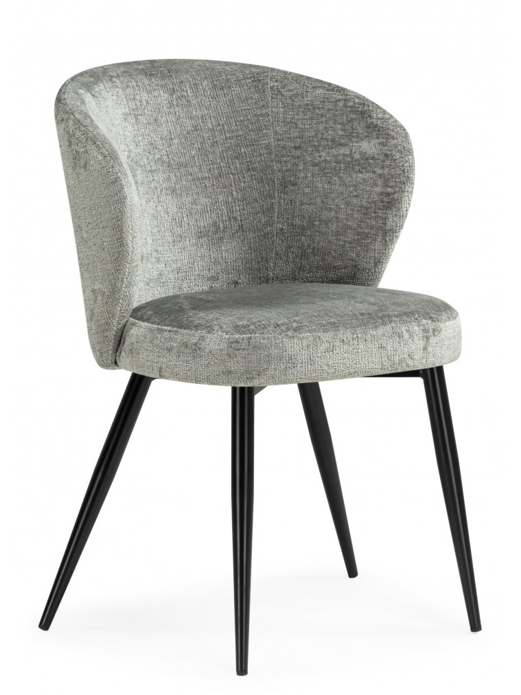 Комплект стульев 2 шт "Стул на металлокаркасе Gref gray / black"