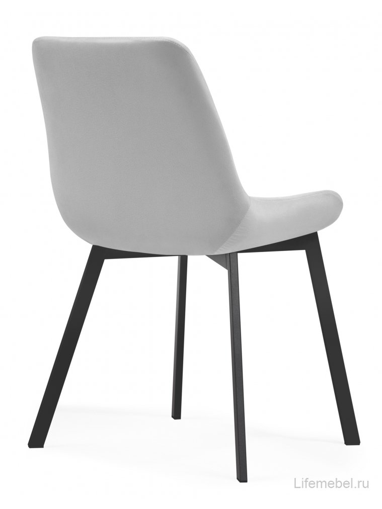Комплект стульев Стронг 4 шт светло-серый / черный