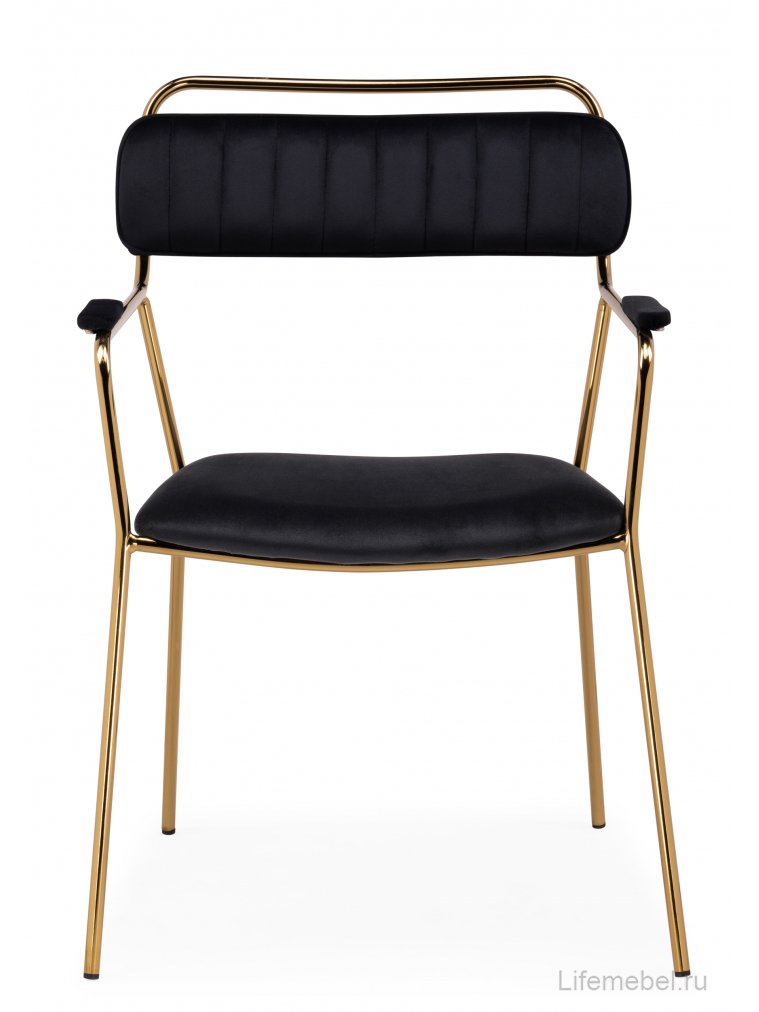 Кресло Aspen black / gold