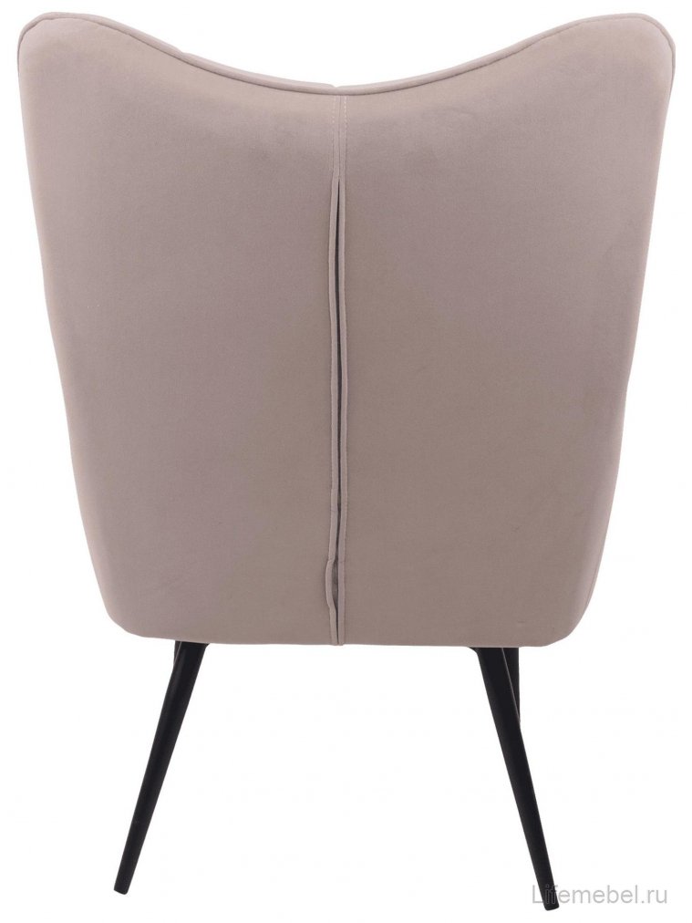 Кресло Bogema велюр бежевый